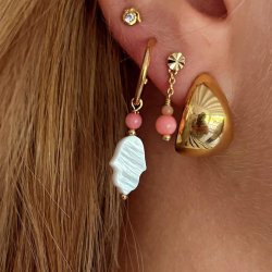 Stine A - Sweet Hamsa Med Coral rering