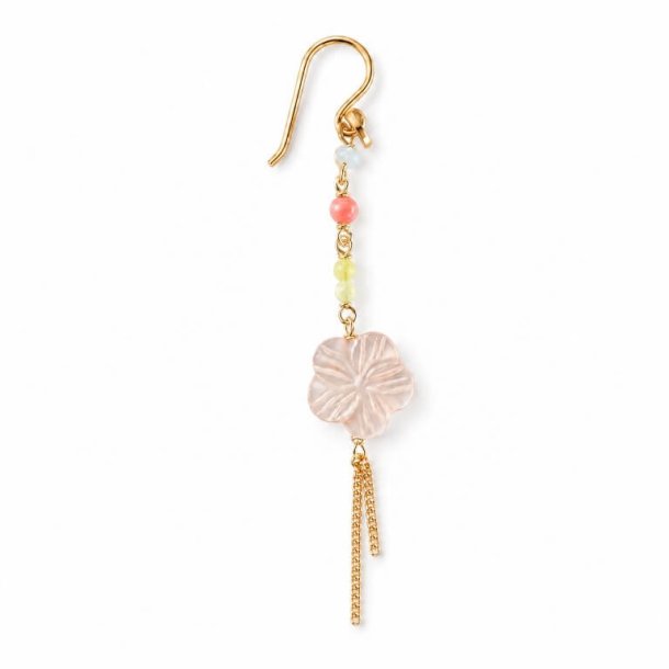 Stine A - Single Cherry Blossom Twist �rering, Forgyldt