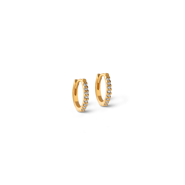 Enamel - Hoops, Petite Flora 8 mm