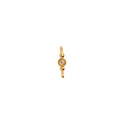 Stine A - Petit Bon-bon White Zircon Earring Gold