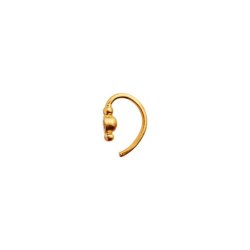 Stine A - Petit Bon-bon White Zircon Earring Gold