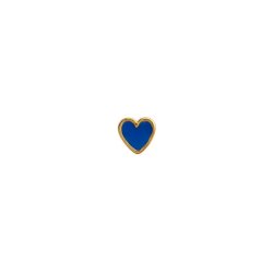 Stine A - Petit Love Heart, Cobalt Blue Enamel 