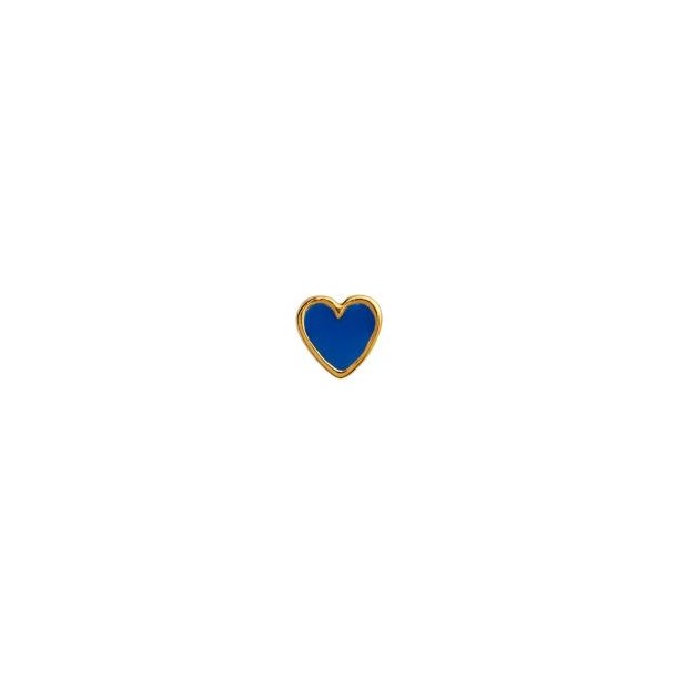 Stine A - Petit Love Heart, Cobalt Blue Enamel 