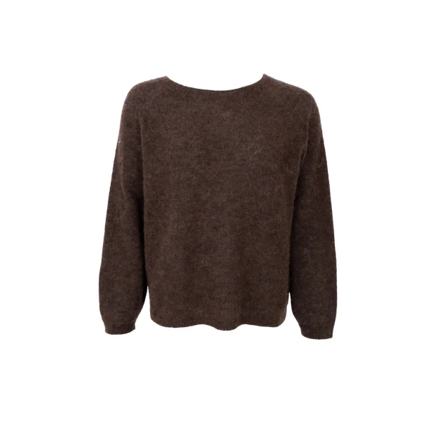 Black Colour - BCDELL LS knit jumper, Mocca