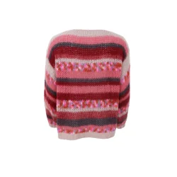 Black Colour - BCFONTANA multi striped jumper - Berry