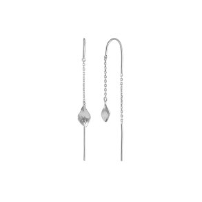 Stine A - Petit Ile De L'amour Double Chain Earring Silver