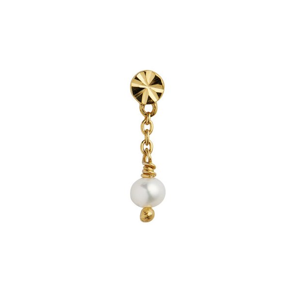 Stine A - Tres Petit Etolie Earring With Pearl 
