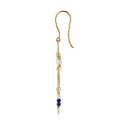 Stine A - Long Gold Splash Earring Chain &amp; Color Pop