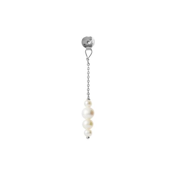 Stine A - Pearl Berries Behind Ear Earring, Slv 