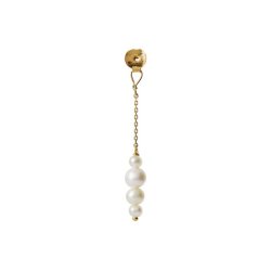 Stine A - Pearl Berries Behind Ear Earring, Forgyldt