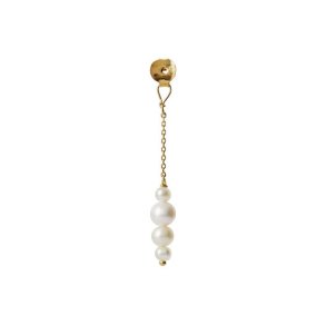 Stine A - Pearl Berries Behind Ear Earring, Forgyldt