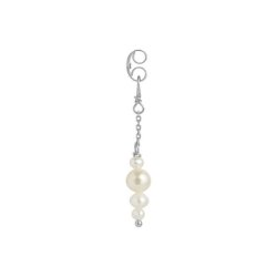 Stine A - Petit Pearl Berries Behind Ear Earring, Slv