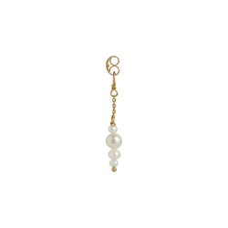 Stine A - Petit Pearl Berries Behind Ear Earring, Forgyldt
