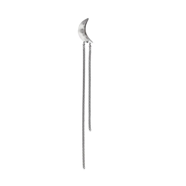 Stine A - Bella Moon Earring With Long Chains