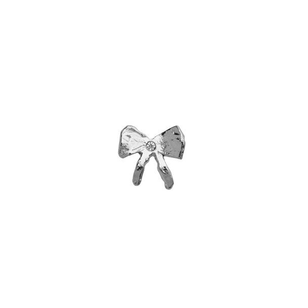Stine A - Single Petit Bow Earring with Stone