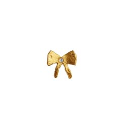 Stine A - Single Petit Bow Earring with Stone