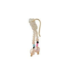 Stine A - Single Glow Bow Earring, Creamy Colors