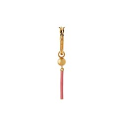 Stine A - Huggie With Disco Ball and Pin, Dusty Rose Enamel