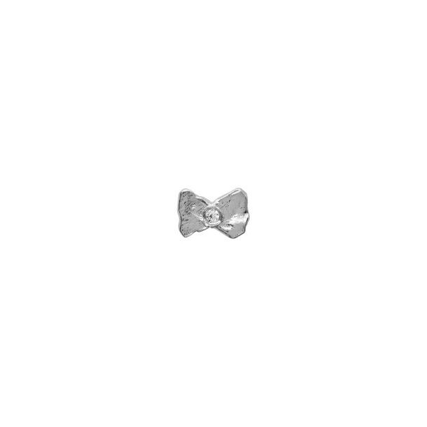 Stine A - Tres Petit Bow Earring - Silver