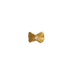 Stine A - Tres Petit Bow Earring - Gold