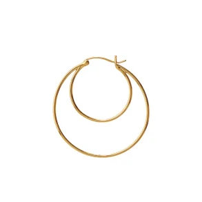 Stine A - Double Creol Grande rering, Forgyldt