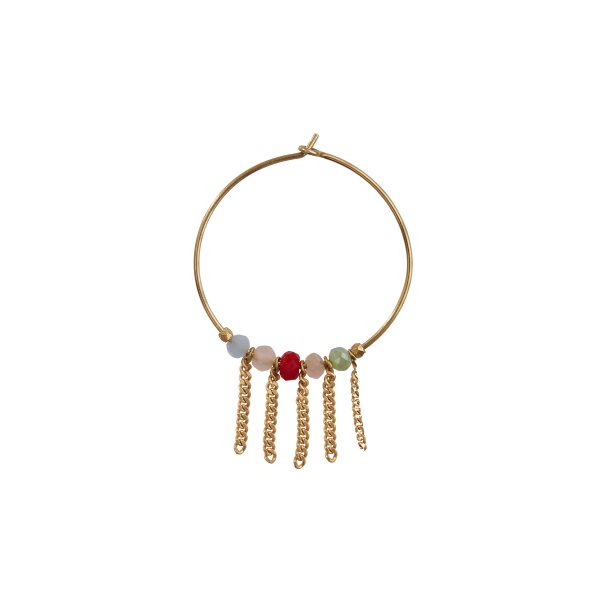 Stine A - Miss Paris Hoop Boheme �rering, Forgyldt