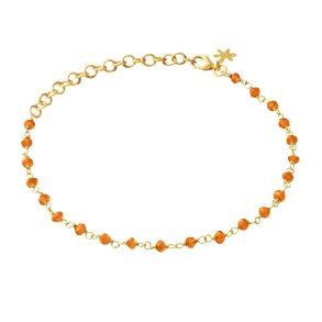 Susanne Friis Bjrner - Armbnd med Orange Sten