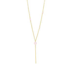 Susanne Friis Bj�rner - Y-halsk�de med Rosenkvarts