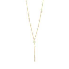 Susanne Friis Bj�rner - Y-halsk�de med Lysegr�n Serpentin