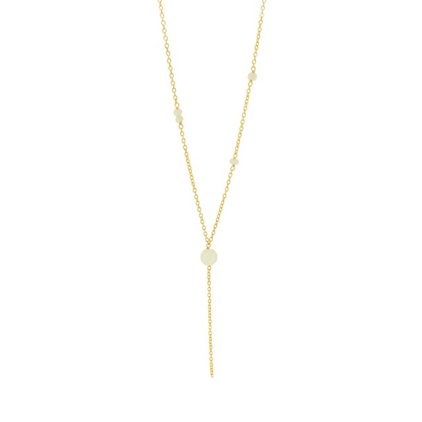 Susanne Friis Bj�rner - Y-halsk�de med Lysegr�n Serpentin