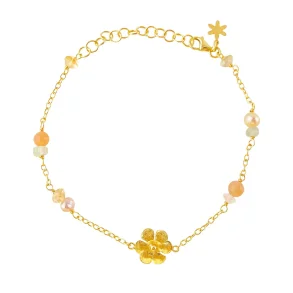 Susanne Friis Bj�rner - Armb�nd med perler, Peach