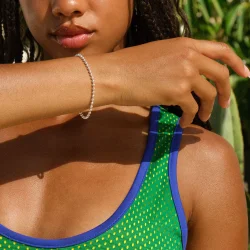 Camille Brinch - Textured Dots Armb�nd, Forgyldt