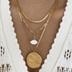 Stine A - Short Snake Necklace Gold