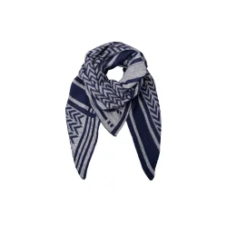 Black Colour - BCBEX triangle scarf, Navy