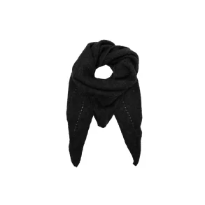 Black Colour - Bcdell Knitted Mini Scarf, Black