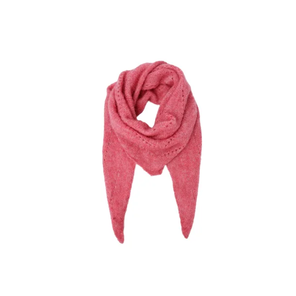 Black Colour - Bcdell Knitted Mini Scarf, Berry