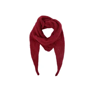Black Colour - Bcdell Knitted Mini Scarf, Wine