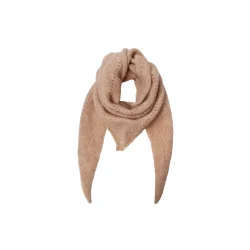 Black Colour - Bcdell knitted mini scarf, Latte