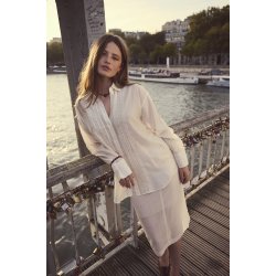 Maanesten - Maroon Heart Halsk�de, Forgyldt