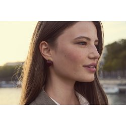 Maanesten - Rosy Heart �reringe, Forgyldt