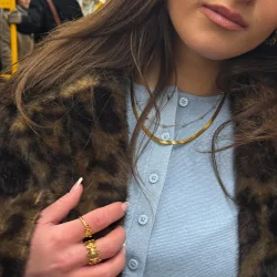 Sistie - Bubble Halsk�de, Forgyldt