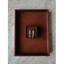 Pico - Crystal Heart Hoops reringe