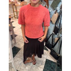 Coffee Beanies - Ida Alpaka Kort�rmet Strik, Koral