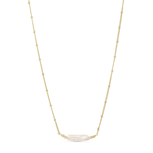 Pure By Nat - Halskde med "Biwa" perle