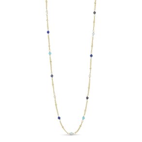 Pure By Nat - Halskde med perler og natursten