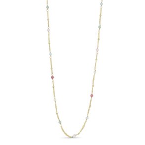 Pure By Nat - Halskde med perler og natursten