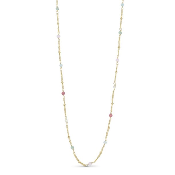 Pure By Nat - Halskde med perler og natursten