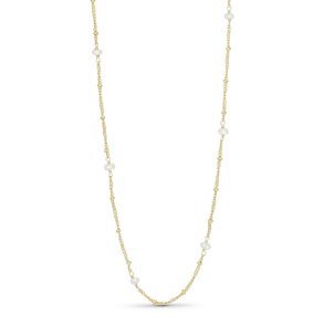 Pure By Nat - Halskde med perler og natursten