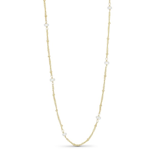 Pure By Nat - Halskde med perler og natursten