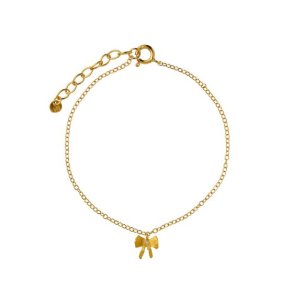 Stine A - Petit Bow with Stone Bracelet